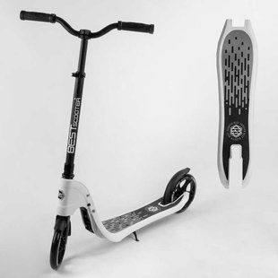 Самокат двоколісний з широким велосипедним кермом (52753) "Best Scooter" колеса PU - 20 см