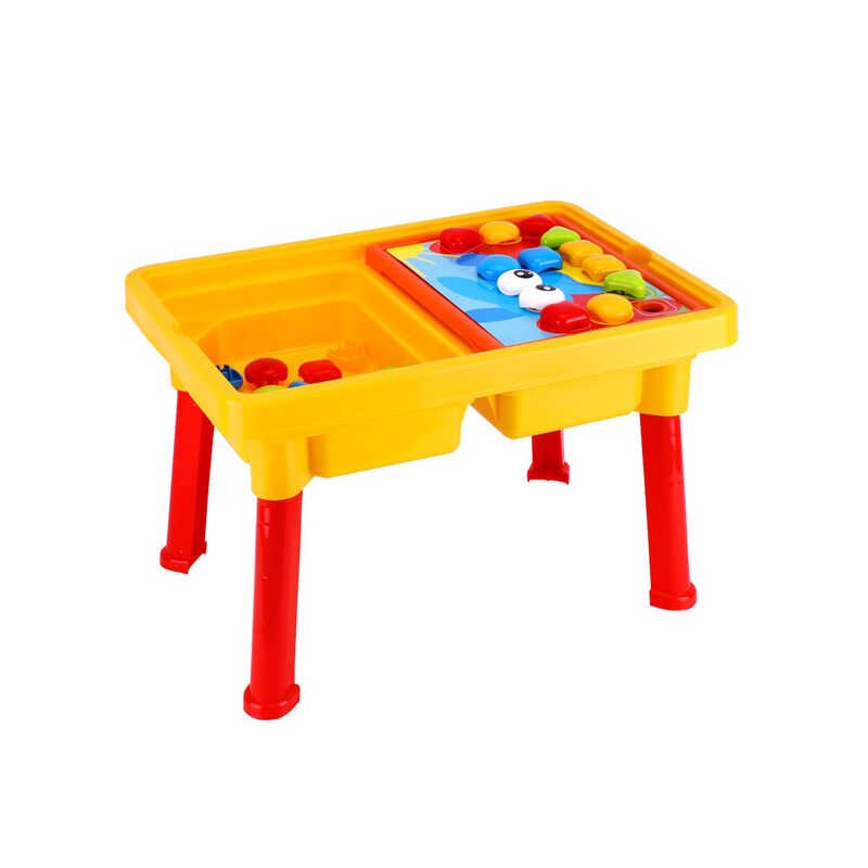 Столик с мозаикой 8140 (4) "Technok Toys", контейнеры для хранения, мозаика.