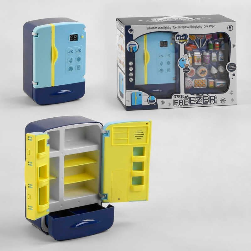 Дитячий холодильник з LED підсвічуванням (AZ 130) продукти, звук