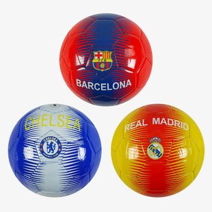 М`яч футбольний C 62399 (80) 3 кольори, вага 300-310 грамів, гумовий балон, матеріал PVC, розмір №5, ВИДАЄТЬСЯ МІКС