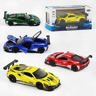Машинка 10820 (72) "Авто Експерт", 4 кольори, металопластик, 1:32, звук, світло, інерція, рухомі елементи, в коробці, МІКС ВИДІВ