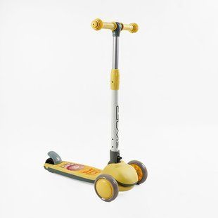 Самокат триколісний Skyper (MR-02315) колеса зі світлом, музика та підсвічування платформи, кермо складне