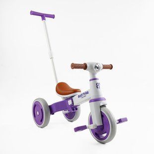 Трехколесный велосипед с родительской ручкой Best Trike (LB-10571) материал рамы нейлон, колеса передние 10", задние 8"