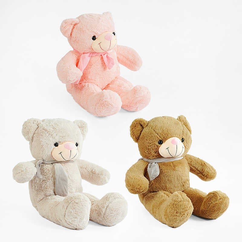 М`яка іграшка С 62981 (60) “Ведмедик”, 3 кольори, шарфик, ВИДАЄТЬСЯ ТІЛЬКИ МІКС ВИДІВ