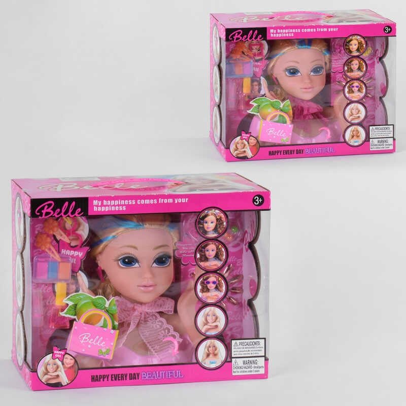 Кукла-Председатель для причесок 8869-12 (24) 2 вида, подсветка, свет, звук, в коробке