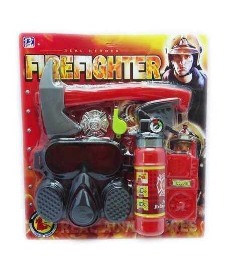 Набір пожежника 9006 A (48/2) вогнегасник з пульверизатором, аксесуари, на листі