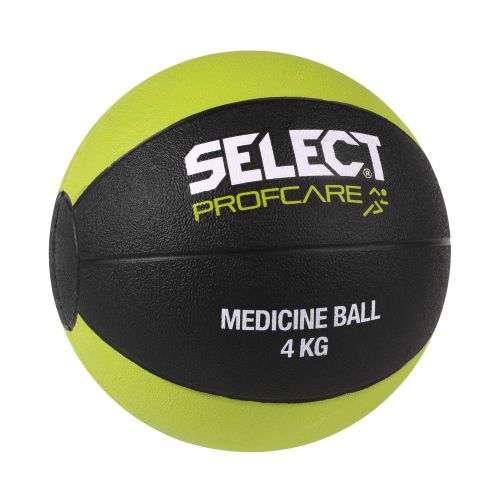 Мяч медицинский SELECT Medicine ball (011) чорн/салатовий, 4кг