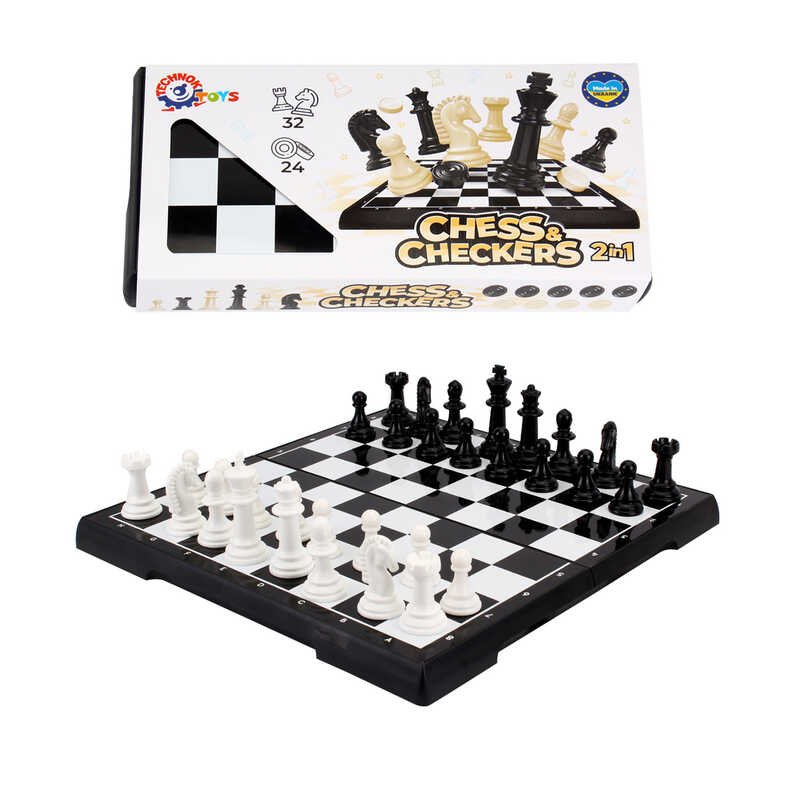Набор настольных и9079 "Technok Toys" шахматы, шашки