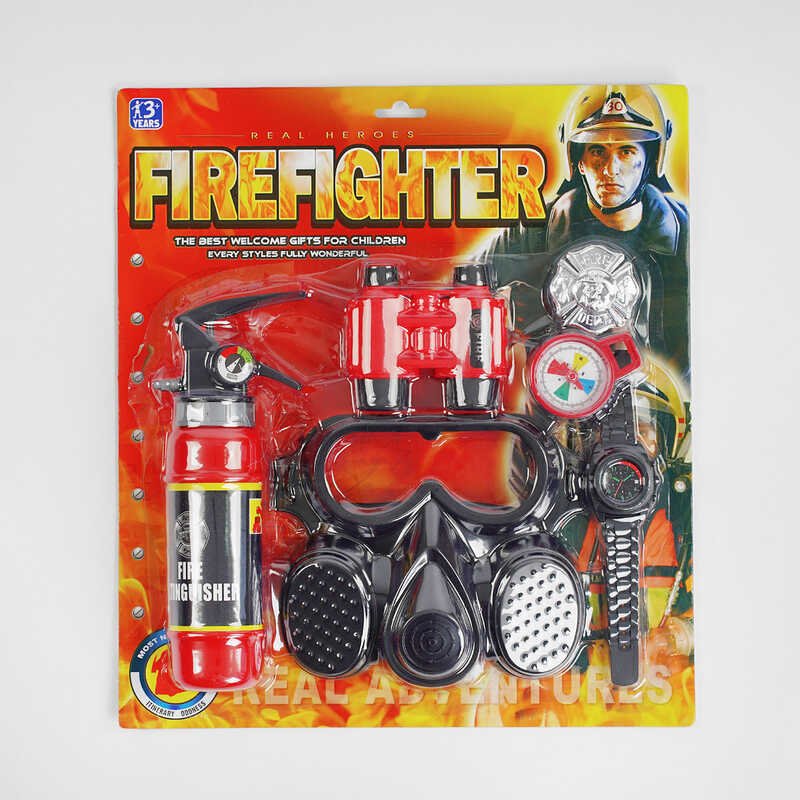 Набір пожежника 9006 C (60) 6 елементів на листі