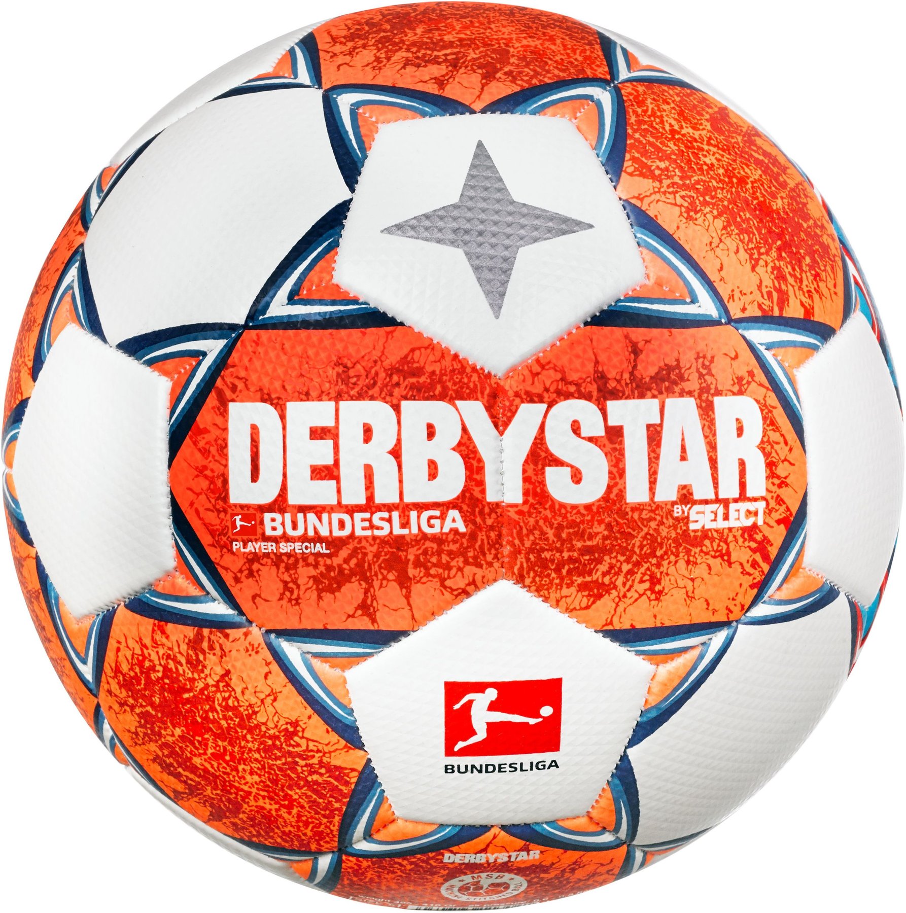М’яч футбольний SELECT DERBYSTAR Bundesliga Brillant Mini (225) біло/син/помар