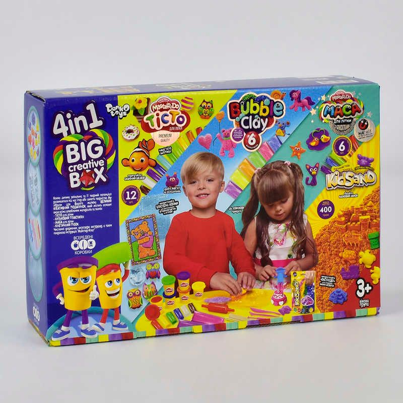 Набір творчості "4 в 1 Big creative box" BCRB-01-01U УКР. (4) "Danko Toys"