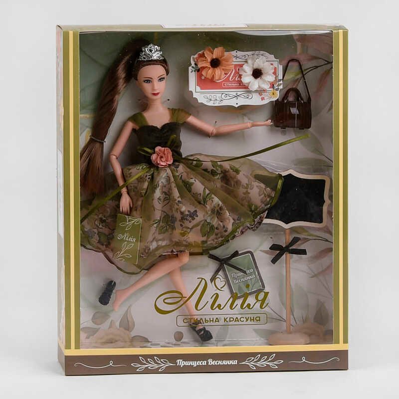 Кукла Лилия ТК - 14963 (48/2) "TK Group", "Принцесса Веснянка", аксессуары, в коробке