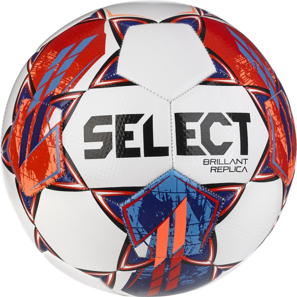М'яч футбольний (дитячий) SELECT Brillant Replica v23 (257) біло/червоний, 4