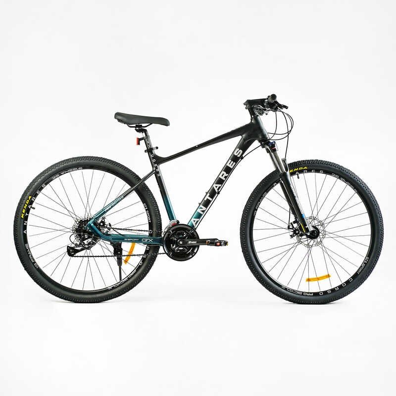 Велосипед Спортивный Corso «ANTARES» 29" дюймов AR-29140 (1) рама алюминиевая 19", оборудование Shimano 24 скорости, собран на 75