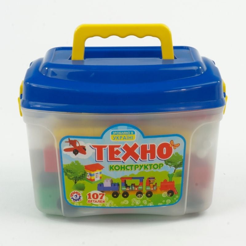 Конструктор "Техно" 3640 (8) "Technok Toys" 107 деталей, в чемодане