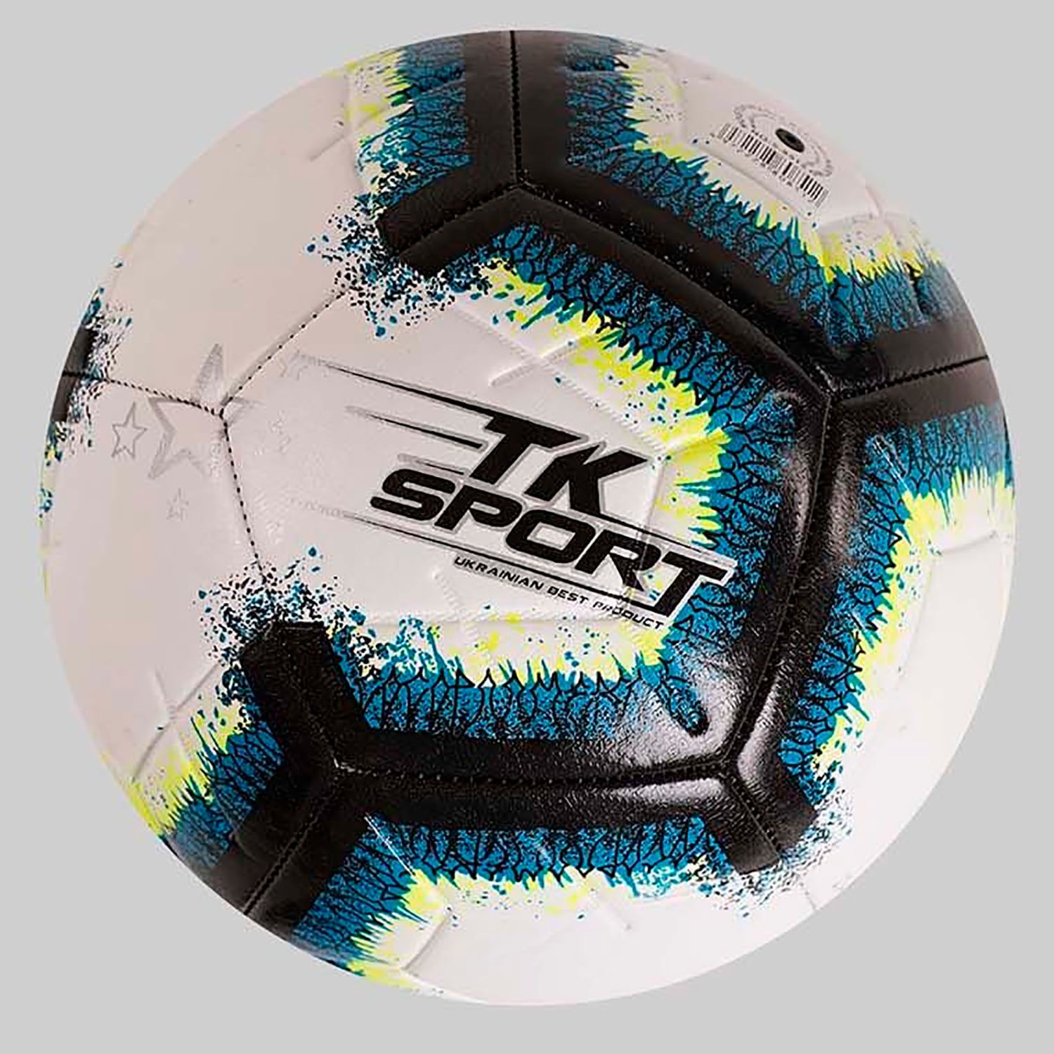 Мяч футбольный размер №5 (C 50474) 4 вида, вес 400-420 грамм, материал TPE, баллон резиновый c ниткой