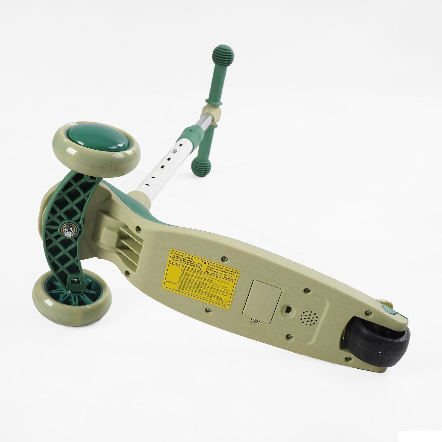 Самокат біговел Skyper (JT-31622) колеса зі світлом, музика та підсвічування платформи, кермо складне