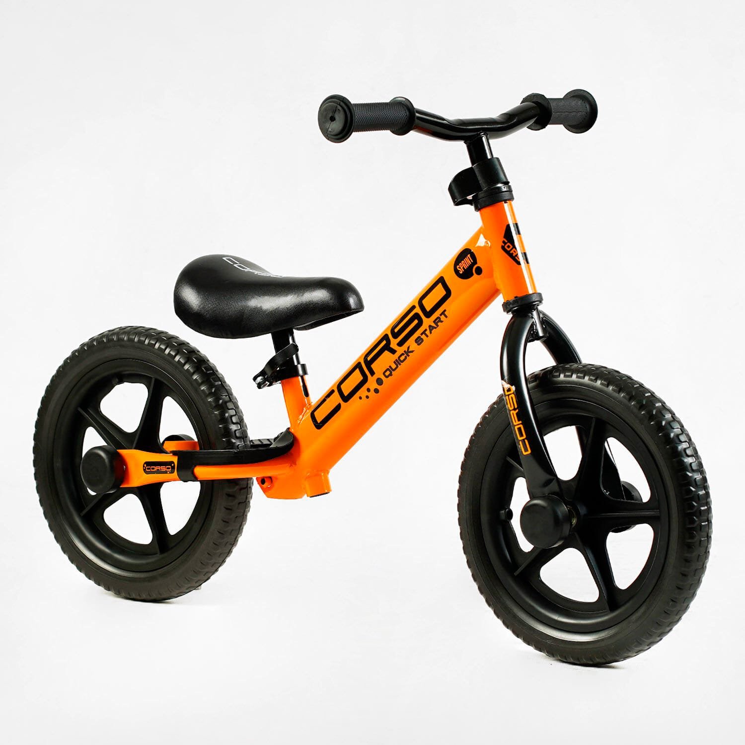 Велобіг дитячий "CORSO SPRINT" (JR-01258) сталева рама, колесо 12" EVA підставка для ніг