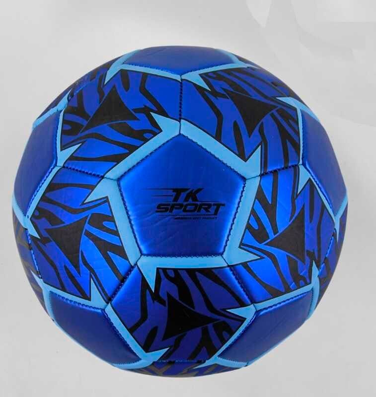Мяч футбольный C 44419 (60) "TK Sport" вес 350-370 грамм, материал PU матовый, баллон резиновый