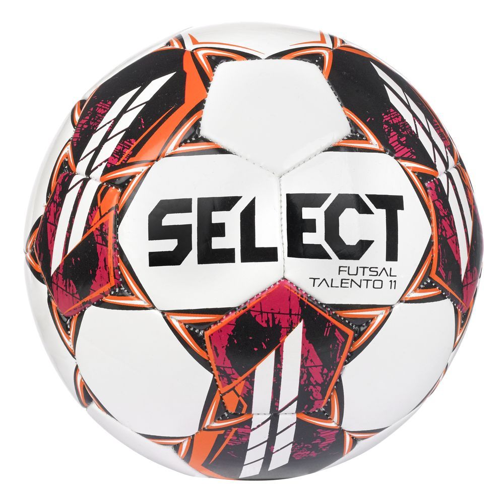 Мяч футзальный SELECT Talento 11 v22 (457) біло/помар, 52,5-54,5