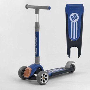 Самокат триколісний (RS-8999) Best Scooter складне алюмінієве кермо колеса PU зі світлом