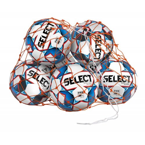 Сітка для м'ячів SELECT Ball net (002) помаранчевий, 10/12 balls