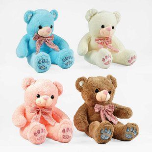 Мягкая игрушка C 62985 (30) 4 цвета, "Мишка", высота 80 см, ВЫДАЕТСЯ ТОЛЬКО МИКС ВИДОВ