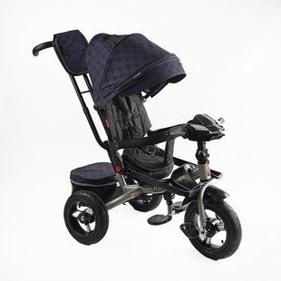 Детский велосипед с родительской ручкой (6088 F &ndash; 702-15) Best Trike поворотное сиденье, складной руль, музыкальная фара с USB, Bluetooth, пульт