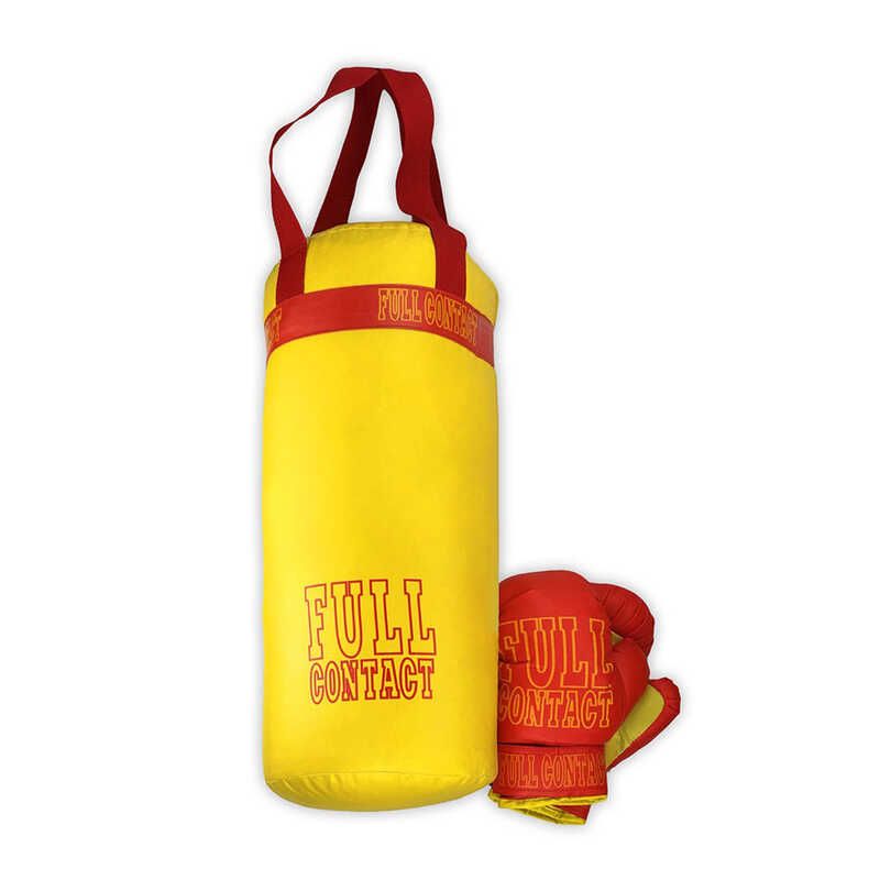 Боксерский набор Большой "Full" L-FULL Красно-желтый (1) "Danko Toys"