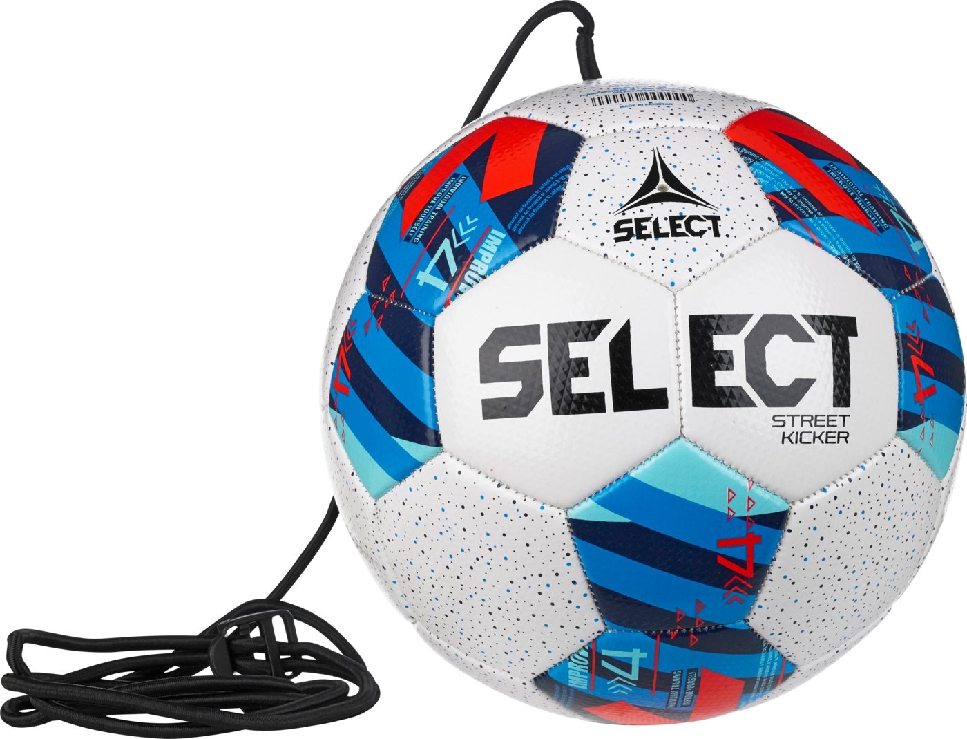 М'яч футбольний SELECT Street Kicker v23 White- Blue (120) біл/синій, 4, 4