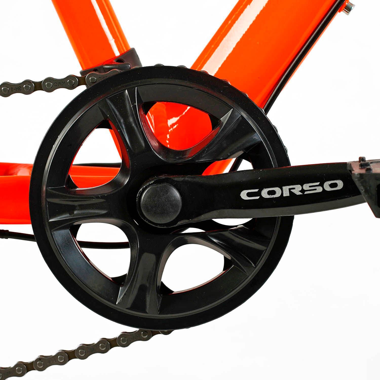 Велосипед Спортивний Corso «OPTIMA» 24" дюйми (TM-24114) рама алюмінієва 11" обладнання Shimano 7 швидкістей