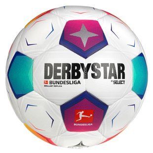Мяч футбольный SELECT DERBYSTAR Bundesliga Brillant Replica v23 (672) бело/син/фиолет, 5