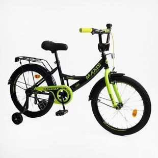 Велосипед дитячий з колесами 20" дюймів "CORSO" MAXIS (CL-20267) ручне гальмо, дзвіночок, додаткові колеса