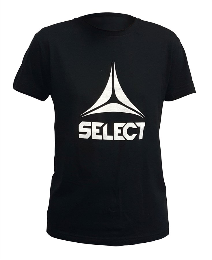 Футболка SELECT T-Shirt Basic with big Select logo (010) чорний, L