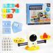 Балансир "КосмоКот" 79208 (12) "4FUN Game Club", 3 уровня игры, 30 двусторонних карточек, цифры от 1 до 10, в коробке