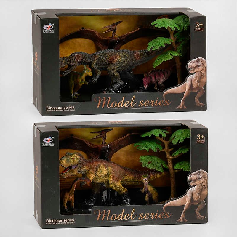 Набір динозаврів Q 9899 V3 (24/2) 2 види, 4 динозаври, в коробці