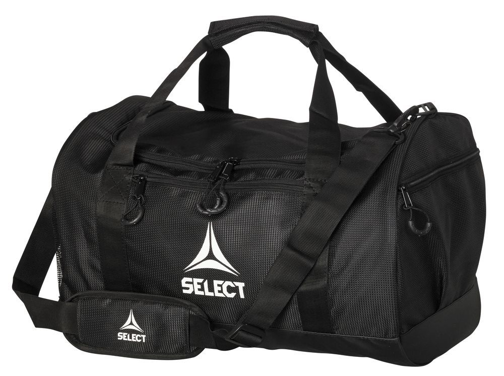 Сумка спортивна SELECT Milano Sportsbag round small (010) чорний, 35 L