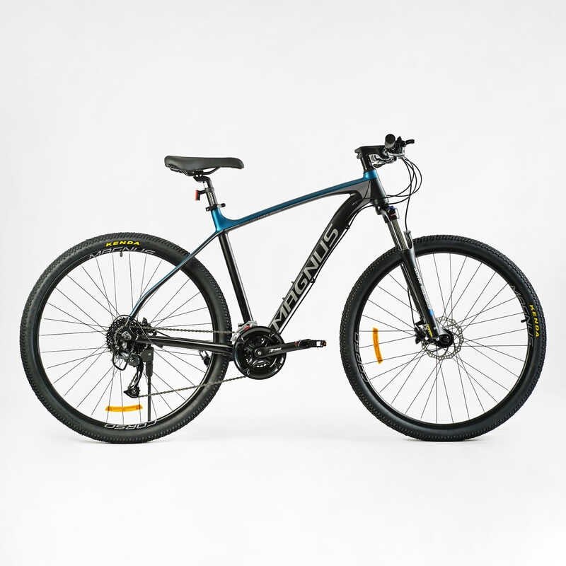 Велосипед Спортивный Corso «MAGNUS» 29" дюймов MG-90935 (1) рама алюминиевая 21", оборудование Shimano 27 скоростей, собрано на 75