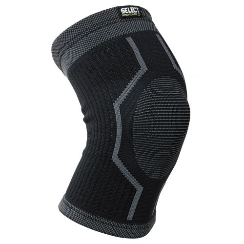 Наколенник SELECT Elastic Knee Support (009) чорн/сірий, L