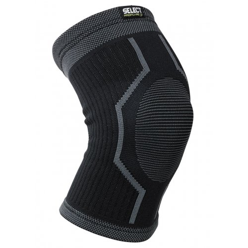 Наколінник SELECT Elastic Knee Support (009) чорн/сірий, L
