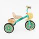 Велосипед триколісний з ліхтариком та українським озвученням BS-33461 "Best Trike" 2 кошики, колеса EVA