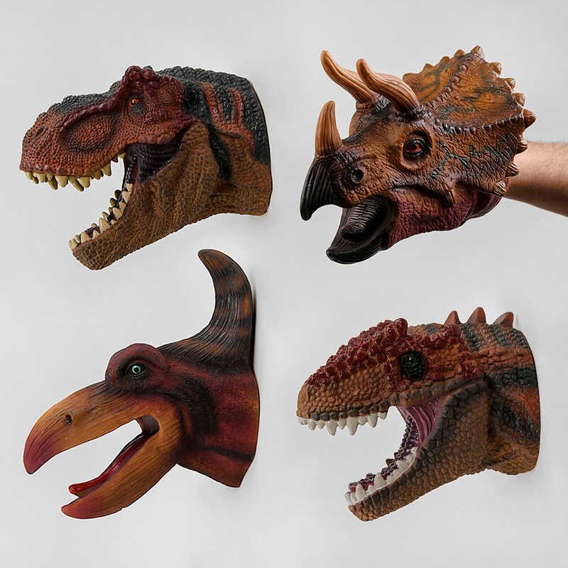 Голова динозавра на руку Q 9899-780 (48/3) 4 види, гумові, 1 шт, в пакеті
