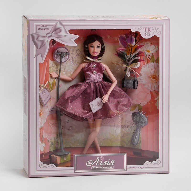 Кукла Лилия ТК - 87301 "TK Group", "Принцесса музыки", аксессуары, в коробке