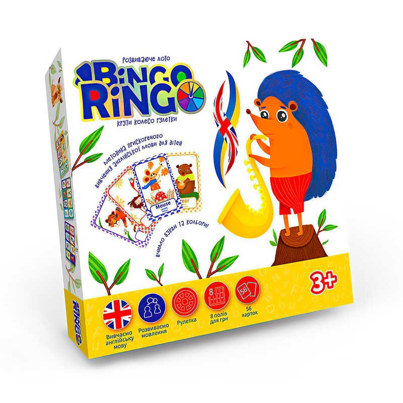Настільна гра "Bingo Ringo" GBR-01-01EU "Їжак" (10) "Danko Toys"