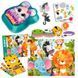 Набор для творчества "Bunny surprise" VT 8080-15 (3) изумрудный "Vladi Toys", пазлы, 50 карточек, наклейки, игрушка на пальчик, блокнот, в коробке