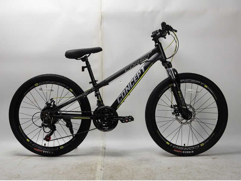 Велосипед Спортивний Corso 24" дюймів «Concept» CP-24784 (1) рама алюмінієва 11’’, обладнання Shimano, 21 швидкість, зібран на 75