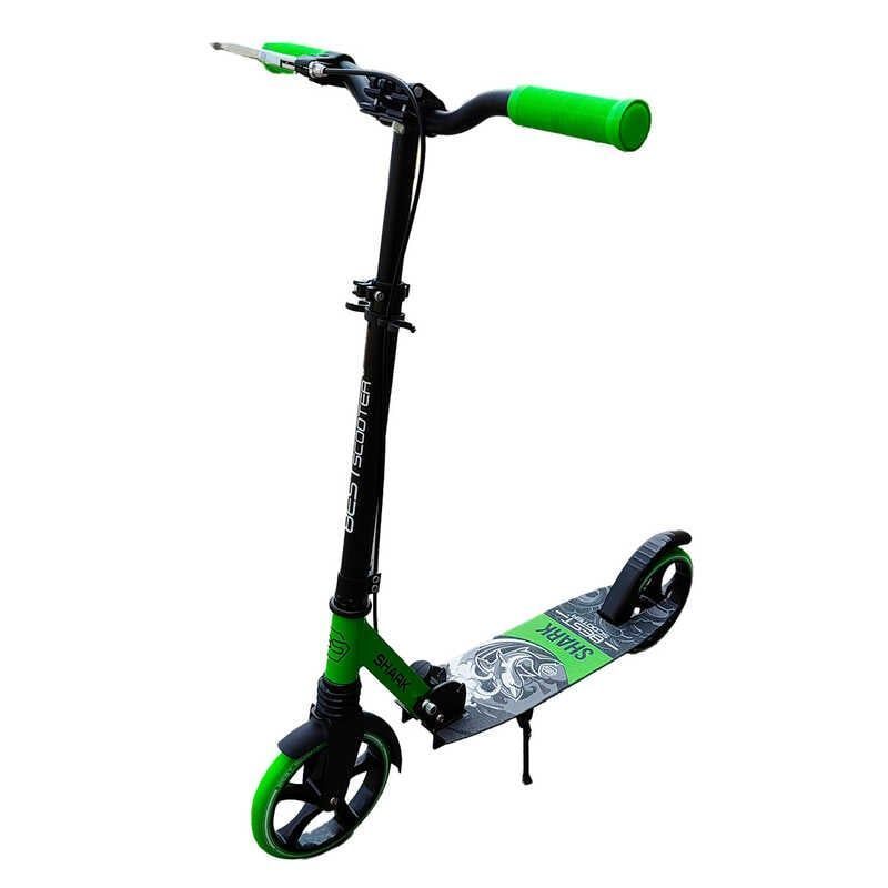 Самокат двухколесный Best Scooter (SH-50730) "SHARK" с ручным тормозом 1 амортизатор