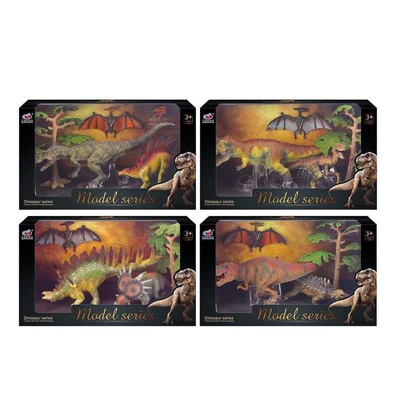 Набор динозавров Q 9899 V4 (24/2) 4 вида, 4 элемента, в коробке