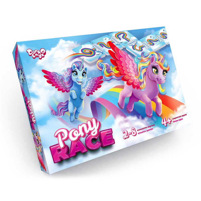 Настільна гра "Pony Race" G-PR-01-01 (10) "Danko Toys"