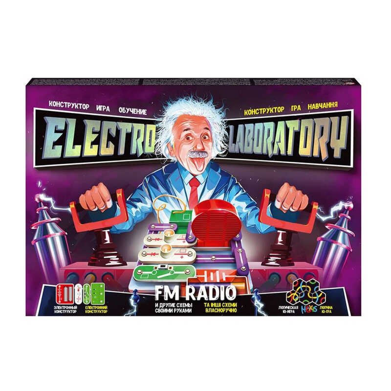 Електронний конструктор "Electro Laboratory. FM Radio" Elab-01-01 (5) "Danko Toys"